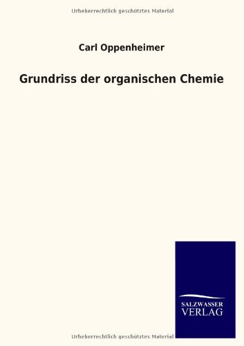Grundriss der organischen Chemie