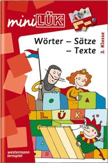 miniLÜK: Wörter, Sätze, Texte 3. Klasse