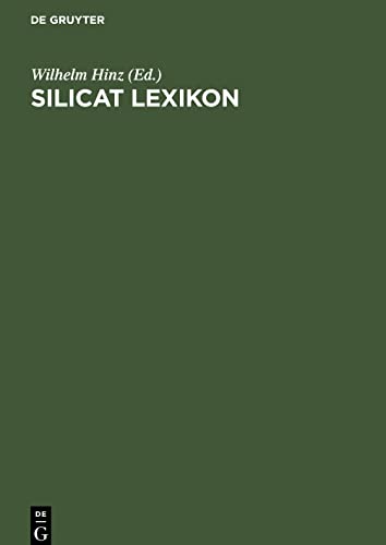 Silicat Lexikon: Nichtmetallisch-anorganische Werkstoffe, vorwiegend silicatische Minerale und Gesteine, Biographien