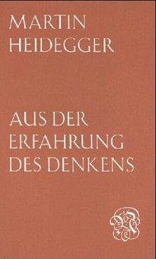 Aus der Erfahrung des Denkens