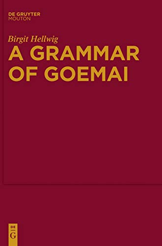 A Grammar of Goemai (Mouton Grammar Library [MGL], 51)