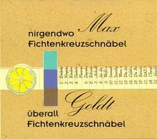 Nirgendwo Fichtenkreuzschnäbel Uberall Fichtenkreu