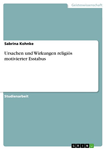 Ursachen und Wirkungen religiös motivierter Esstabus