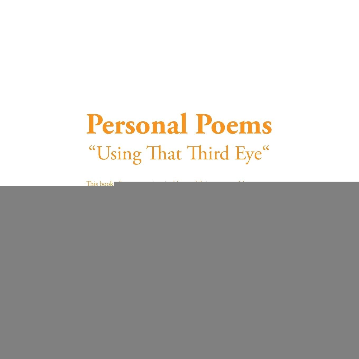 Personal Poems