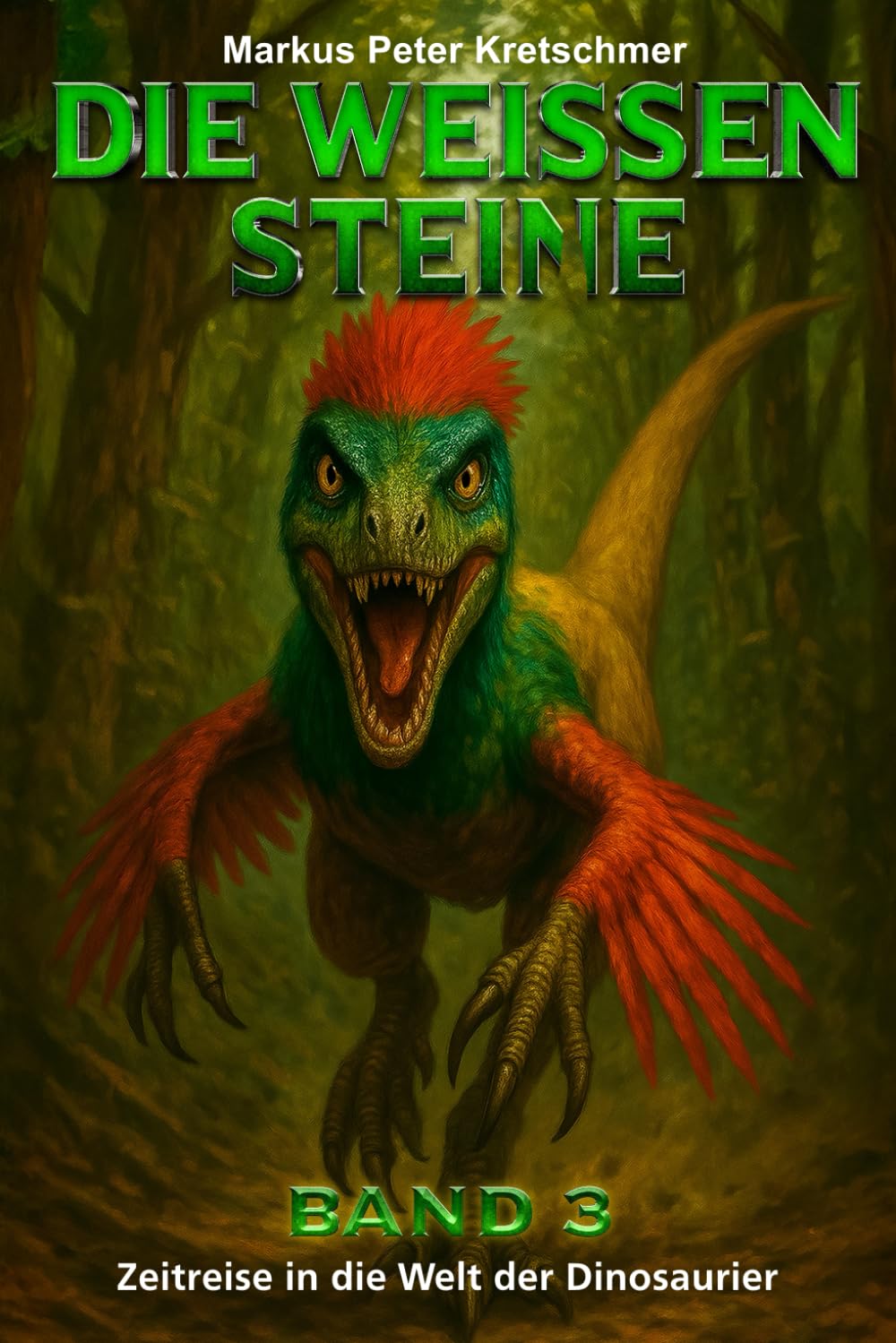 Die Weißen Steine Band 3: Zeitreise in die Welt der Dinosaurier (Die Weißen Steine - Knallharte Dino-Action, Band 3)