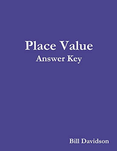 Book 2: Place Value Answer Key