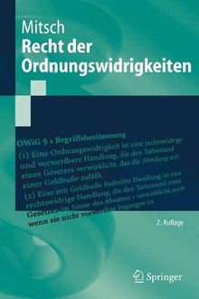 Recht der Ordnungswidrigkeiten (Springer-Lehrbuch)