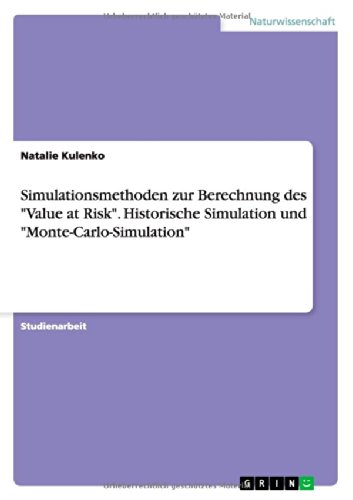 Simulationsmethoden zur Berechnung des Value at Risk. Historische Simulation und Monte-Carlo-Simulation