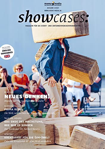 showcases 2021-03 - Fokus Nachhaltigkeit in der Eventbranche: Das memo-media Fachmagazin für die Event- & Unternehmenskommunikation