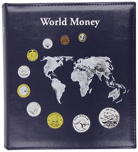 OPTIMA Münzalbum World Money, mit 5 verschiedenen OPTIMA Münzhüllen, blau
