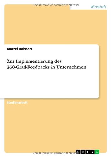 Zur Implementierung des 360-Grad-Feedbacks in Unternehmen