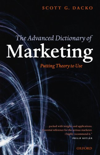 The Advanced Dictionary Of Marketing: Putting Theory to Use