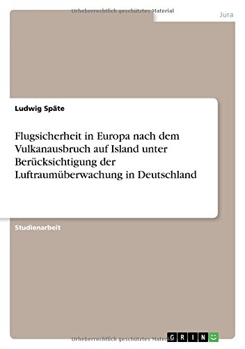 Flugsicherheit in Europa nach dem Vulkanausbruch auf Island unter Berücksichtigung der Luftraumüberwachung in Deutschland