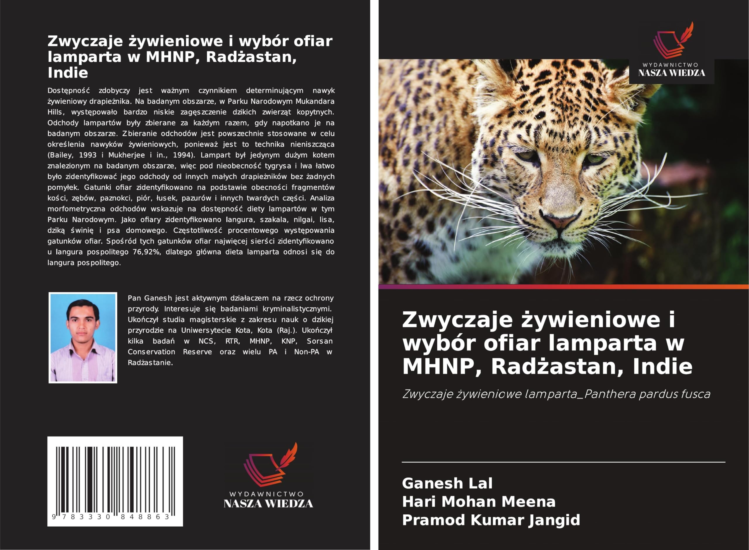 Zwyczaje ¿ywieniowe i wybór ofiar lamparta w MHNP, Rad¿astan, Indie: Zwyczaje ¿ywieniowe lamparta_Panthera pardus fusca