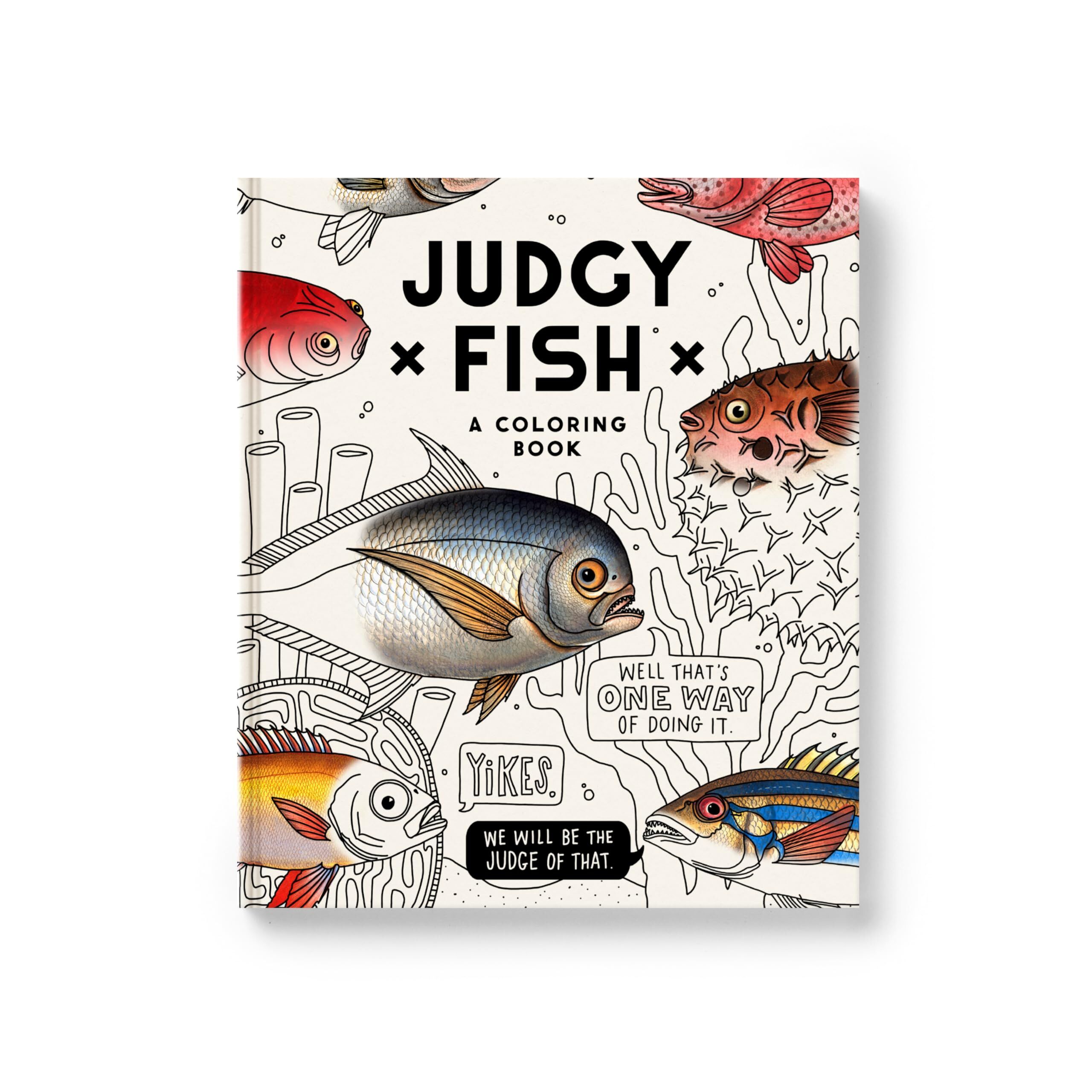 Brass Brass Monkey Judgy Fish Coloring Book