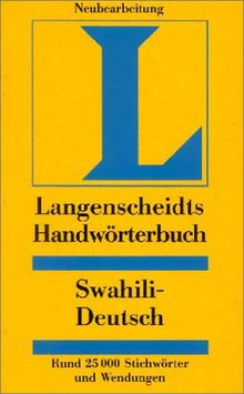 Langenscheidts Handwörterbuch, Swahili-Deutsch