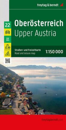 Oberösterreich, Straßen- und Freizeitkarte 1:150.000, freytag & berndt: Top 10 Tips, mit Radrouten (freytag & berndt Auto + Freizeitkarten)