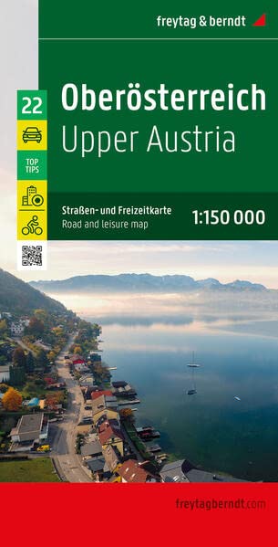 Oberösterreich, Straßen- und Freizeitkarte 1:150.000, freytag & berndt: Top 10 Tips, mit Radrouten (freytag & berndt Auto + Freizeitkarten)