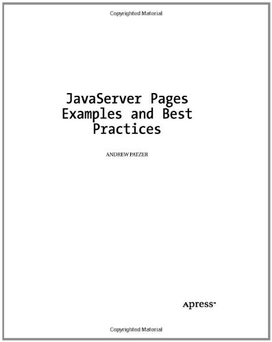 JSP Examples and Best Practices (Expert's Voice)