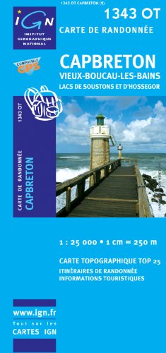 Capbreton / Vieux-Boucau-les-Bains 1 : 25 000