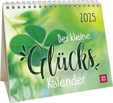 Mini-Kalender 2025: Der kleine Glückskalender: Mini-Monatskalender. Kleiner Tischkalender zum Aufstellen mit Monatskalendarium