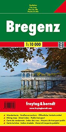 Bregenz, Stadtplan 1:10.000 (freytag & berndt Stadtpläne)