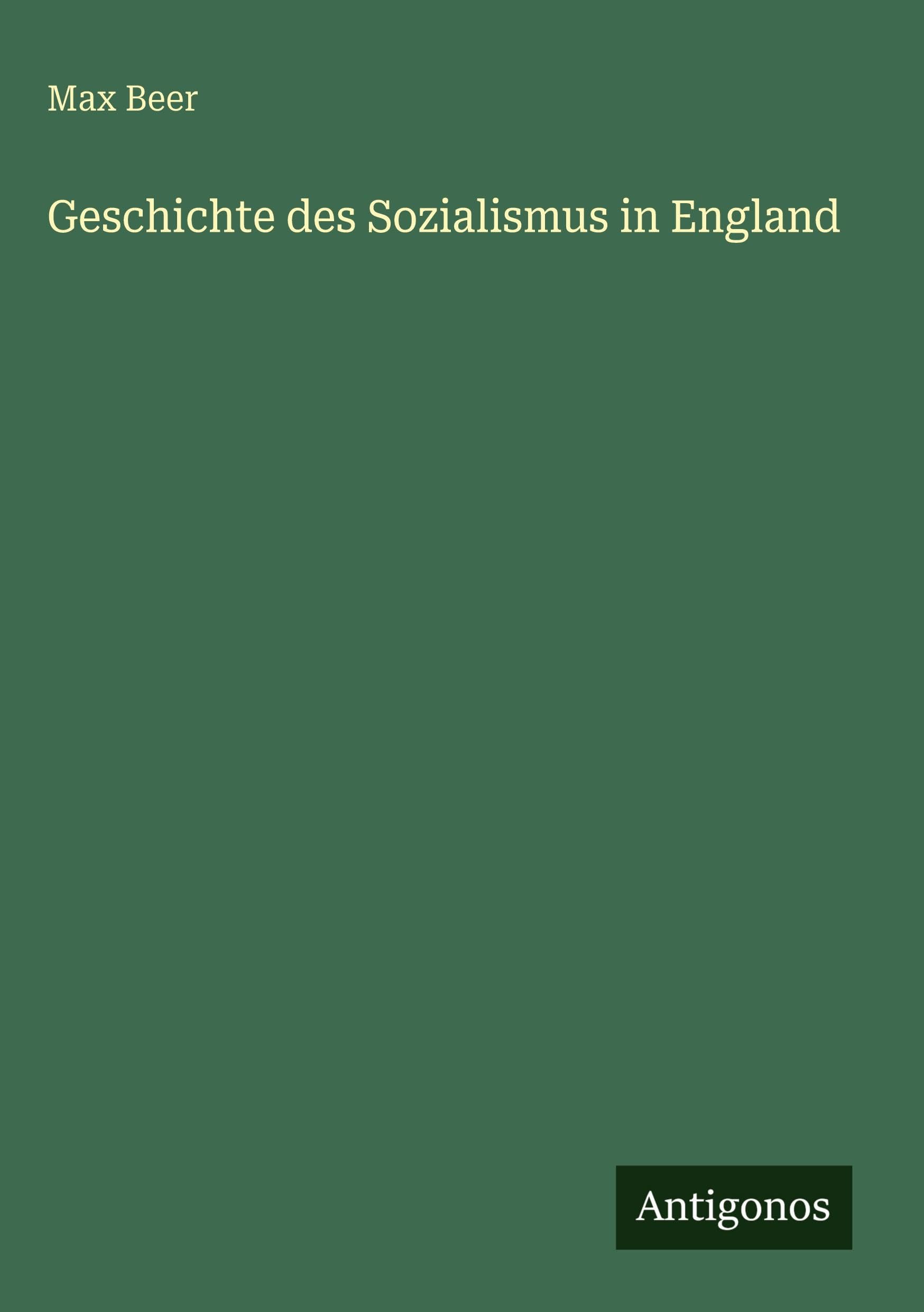 Geschichte des Sozialismus in England