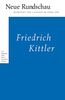 Neue Rundschau 2016/3: »Dunkle Physis, lichter Kosmos« Friedrich Kittler zum 5. Todestag