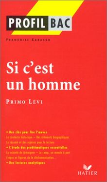 Si c'est un homme, Primo Levi