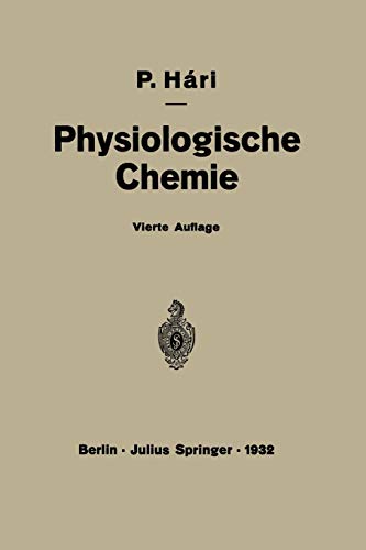 Kurzes Lehrbuch der Physiologischen Chemie (German Edition)