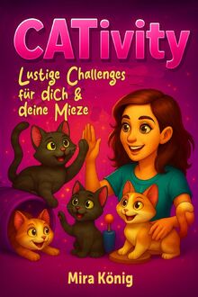 CATivity – Lustige Challenges für dich & deine Mieze: Das Abenteuerbuch mit Challenges, DIY-Ideen und Fun Facts für gemeinsame Erlebnisse & unvergessliche Erinnerungen I Geschenk für Katzenliebhaber