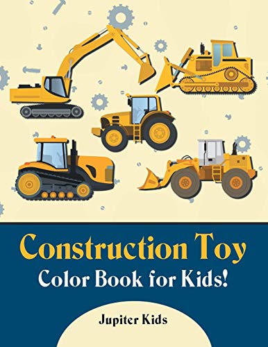 Jupiter Kids Construction Toy Color Book For Kids!