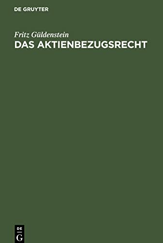 Das Aktienbezugsrecht