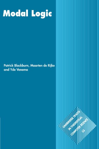 Patrick Blackburn Modal Logic (Cambridge Tracts In Theoretical Computer Science, Band 53)