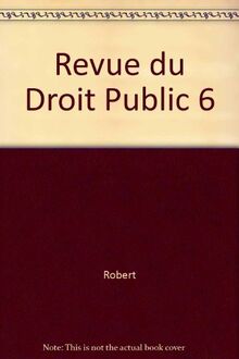 REVUE DU DROIT PUBLIC N 6 2000
