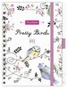 Planer Pretty Birds 2023: Familientimer-Buch mit 5 Spalten, Ferienterminen und Jahresübersicht 2024