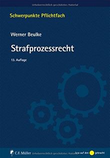 Strafprozessrecht (Schwerpunkte Pflichtfach)