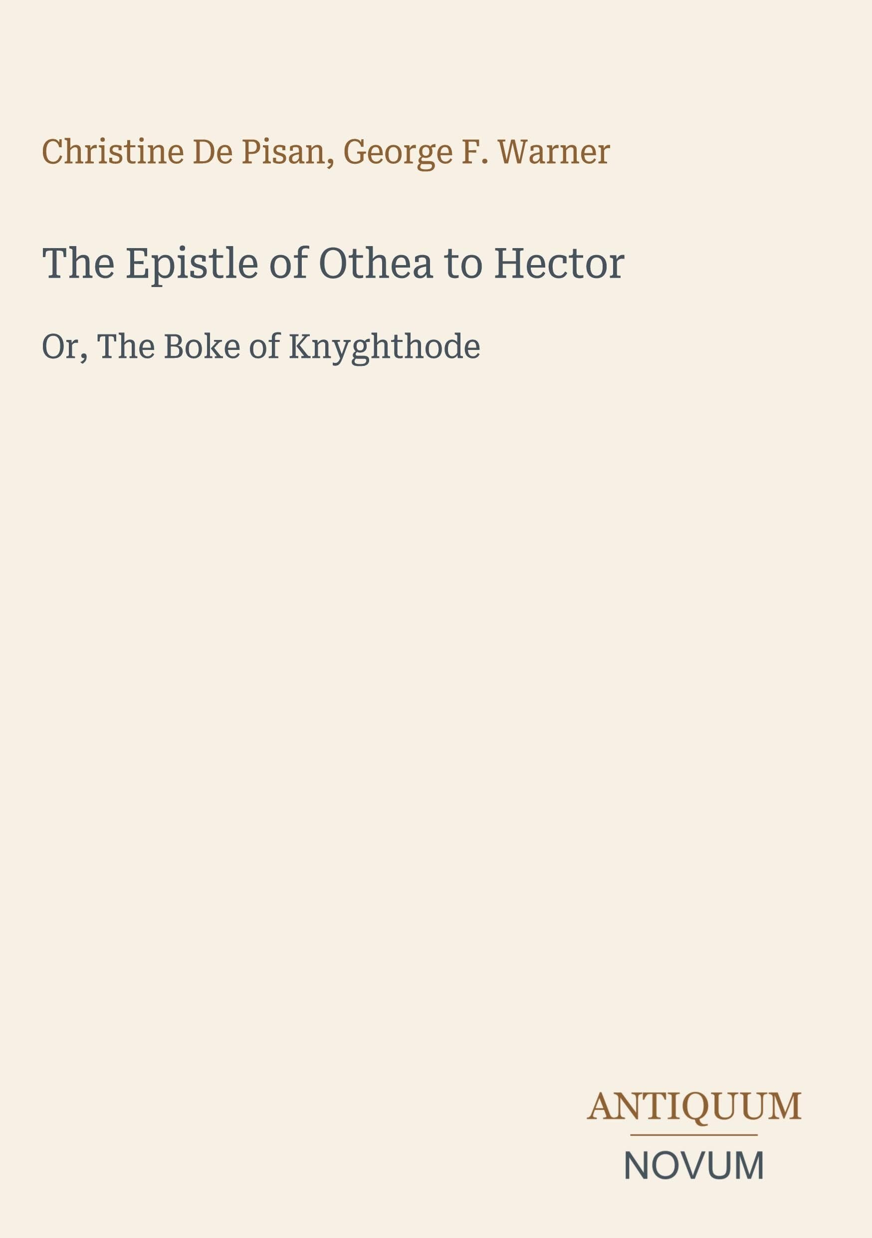 The Epistle of Othea to Hector