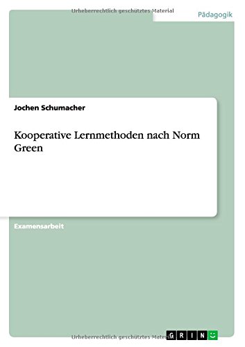 Kooperative Lernmethoden nach Norm Green