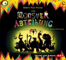 Die Monsterabteilung: Lesung mit Bastian Pastewka (4 CDs)