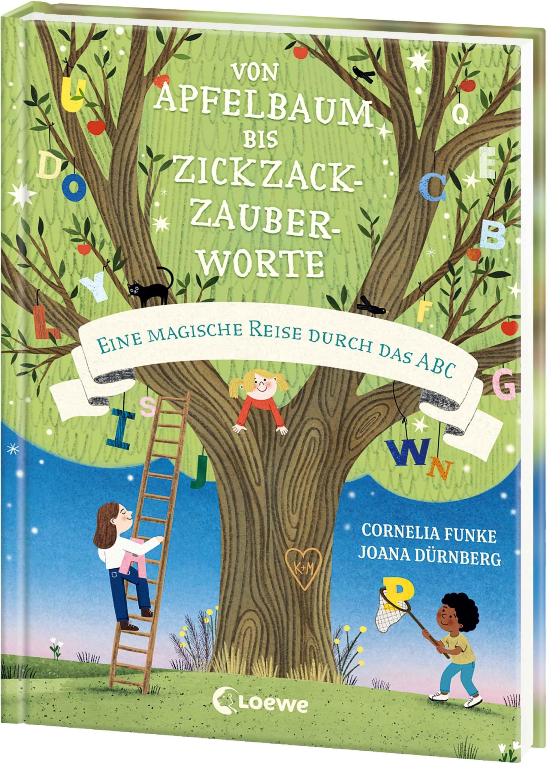 Von Apfelbaum bis Zickzackzauberworte: Eine magische Reise durch das ABC - Wunderschönes Bilderbuch von Erfolgsautorin Cornelia Funke - Bringt Kindern spielerisch das Alphabet näher