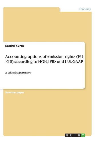Accounting options of emission rights (EU ETS) according to HGB, IFRS and U.S. GAAP: A critical appreciation