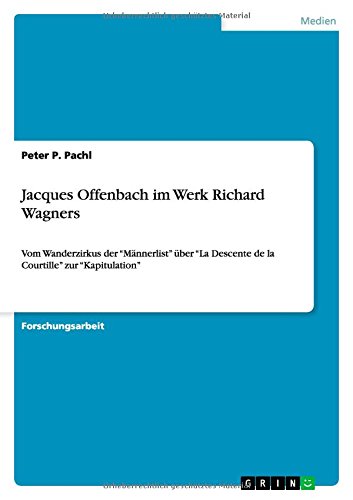 Jacques Offenbach im Werk Richard Wagners: Vom Wanderzirkus der Männerlist über La Descente de la Courtille zur Kapitulation