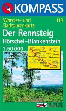 Kompass Karten, Der Rennsteig