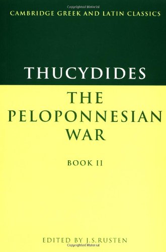 Thucydides: Pelop War Book 2 (Cambridge Greek and Latin Classics)