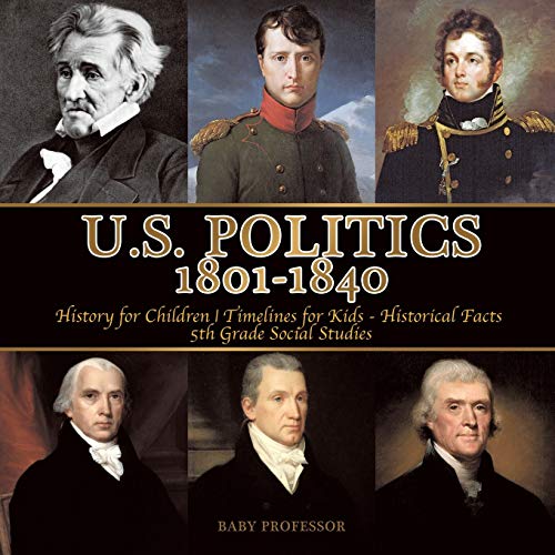 U.S. Politics 1801-1840 - History for Children Timelines for Kids - Historical Facts 5th Grade Social Studies