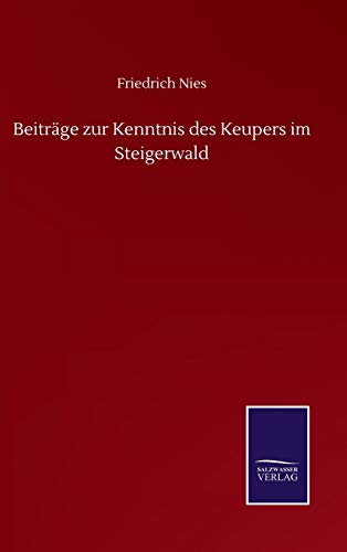 Beiträge zur Kenntnis des Keupers im Steigerwald