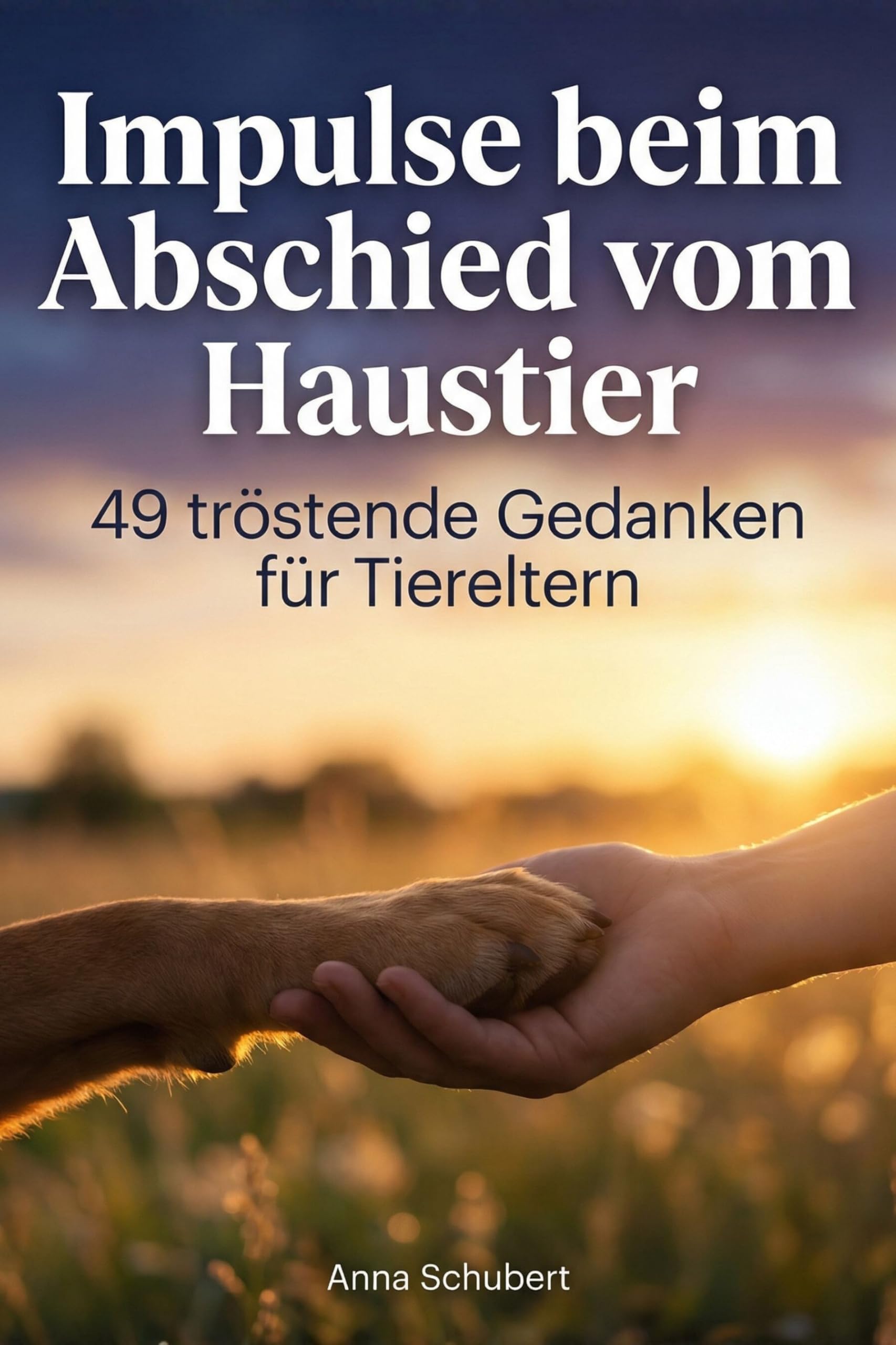 Impulse beim Abschied vom Haustier: 49 tröstende Gedanken für Tiereltern