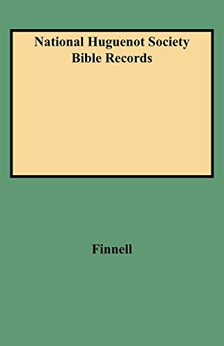 National Huguenot Society Bible Records