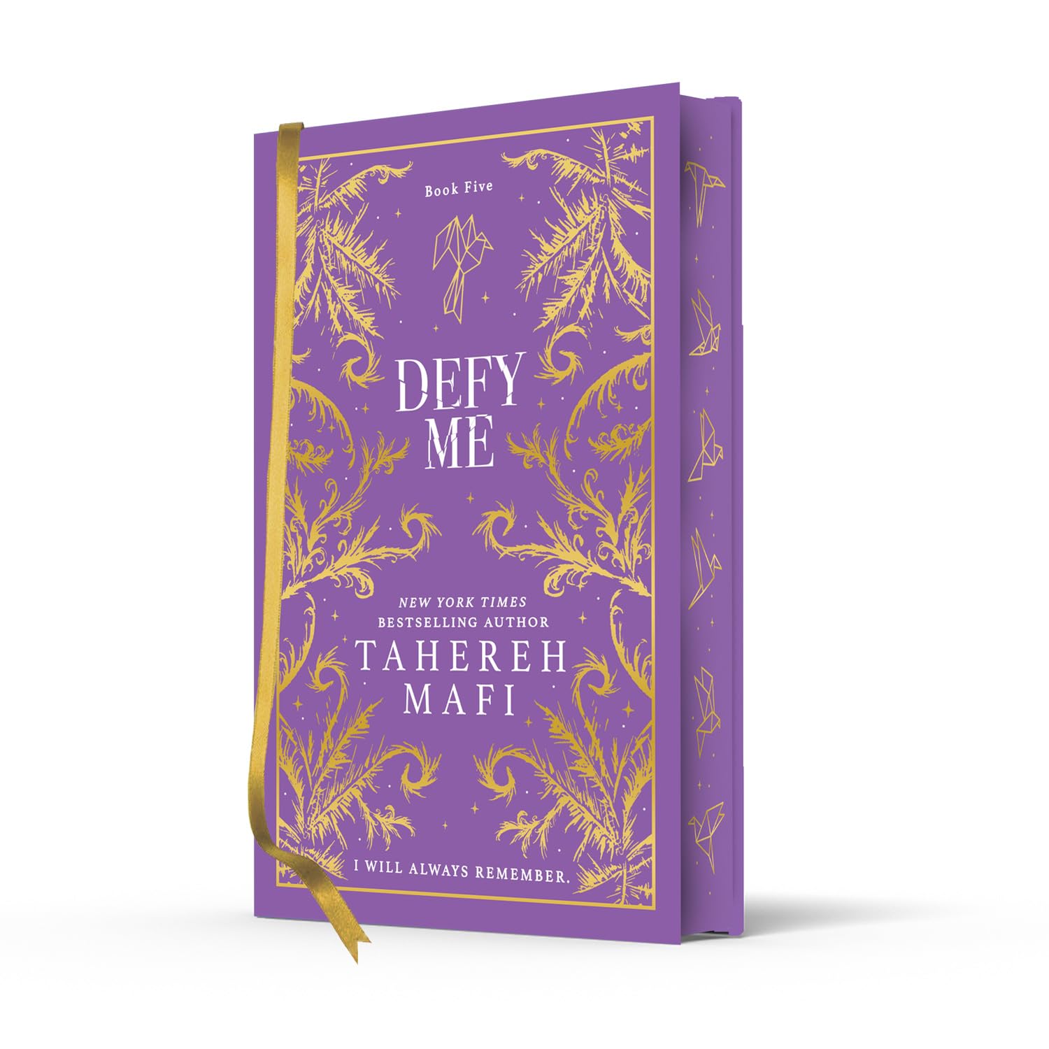 Tahereh Mafi Defy Me, A Beautiful Hardback Exclusive Collector’s Edition Of The Fifth Dystopian Fantasy Romance Book In The TikTok Sensation Shatter Me Series